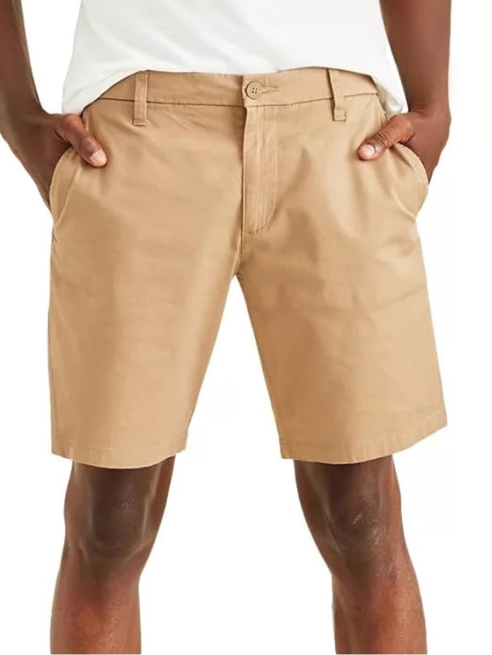 Dockers Men's Ultimate Straight Fit Supreme Flex Shorts in New British Khaki